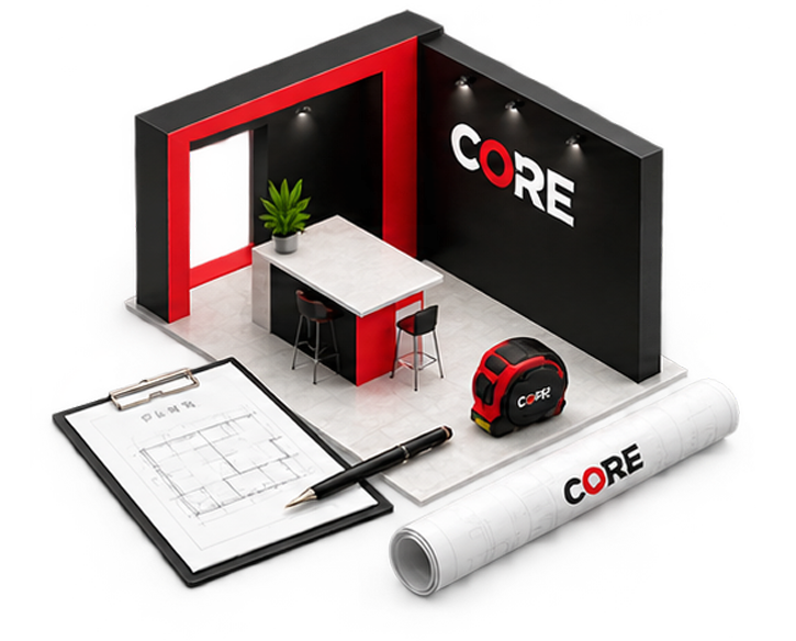CORE exhibition planning and experience