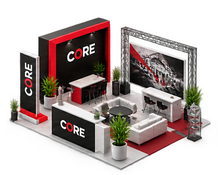 CORE branded exhibition environments
