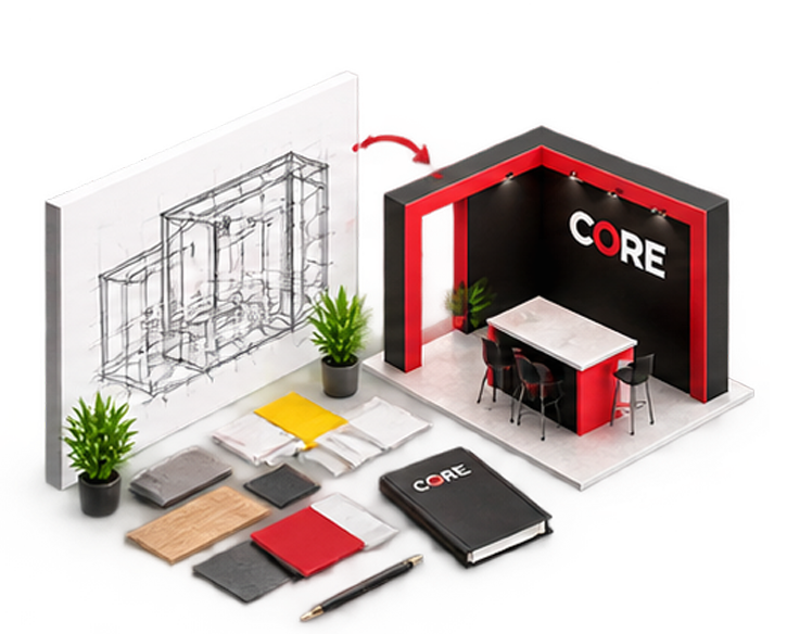 CORE bespoke exhibition design